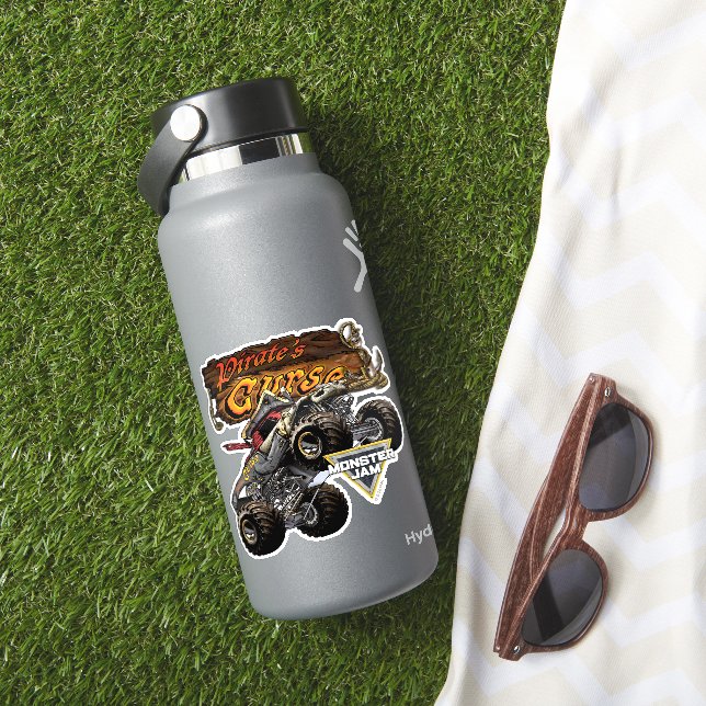 Monster Jam Pirate's Curse & Logo (HydroFlask Insitu)