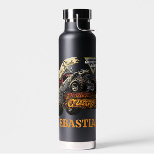 Monster Jam Pirate's Curse & Logo Water Bottle