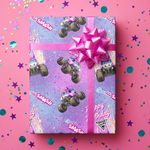 Monster Jam - Sparkle Smash Birthday Wrapping Paper