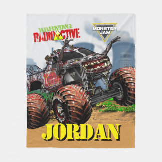 Monster Jam Zombie - Personalized Fleece Blanket