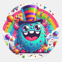 monster joker stickers and labels