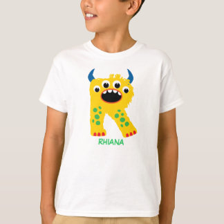 Monster Letters T-Shirt (Letter R)