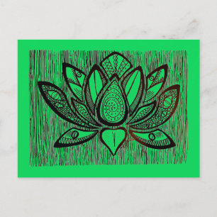 "Monster Lotus" postcard