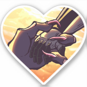 Monster Love -  Second Contact Vinyl Sticker