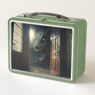 Monster lurk metal lunch box