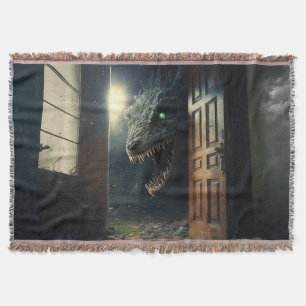 monster lurk throw blanket