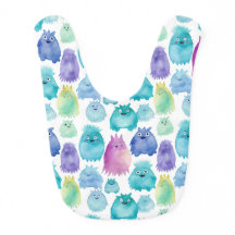 Monster Mania in Watercolors - Cute Monster