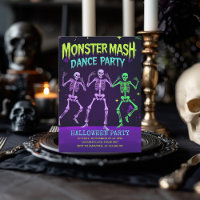 Monster Mash Dance Party | Neon Skeleton