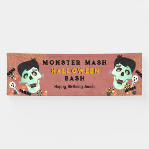 Monster Mash Halloween bannière fête d'anniversair