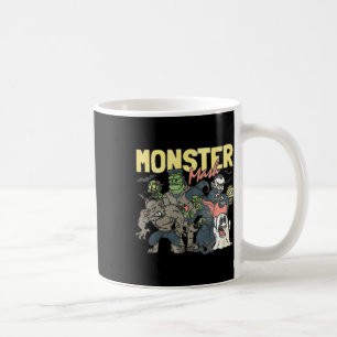 Monster Mash Happy Halloween Spooky Season Trick O Coffee Mug