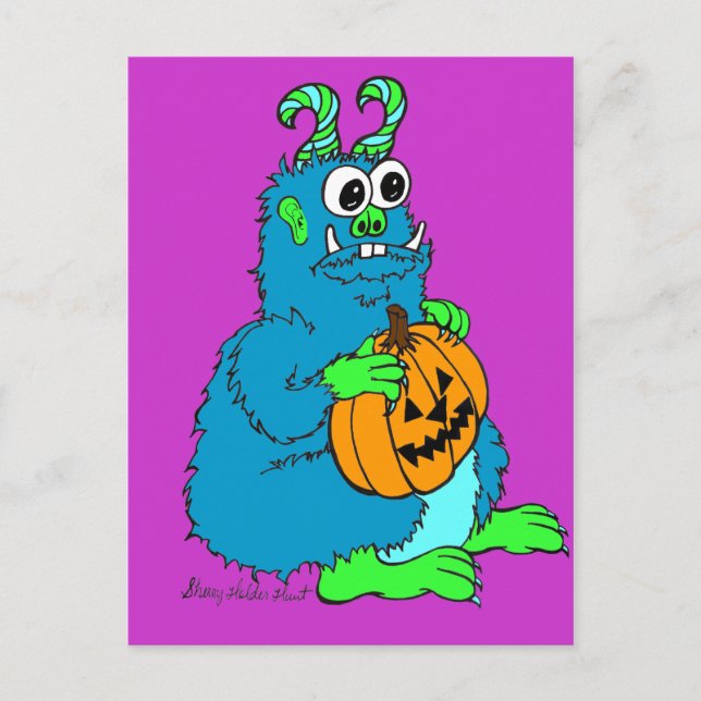 Monster Mash Invitation Postcard (Front)
