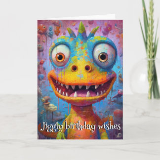 Monster Mayhem...Belly Laugh Bob Thank You Card