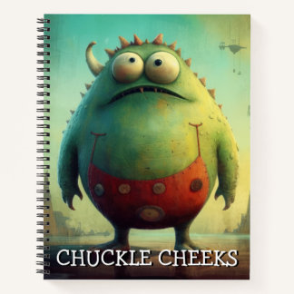 Monster Mayhem...Chuckle Cheeks Notebook