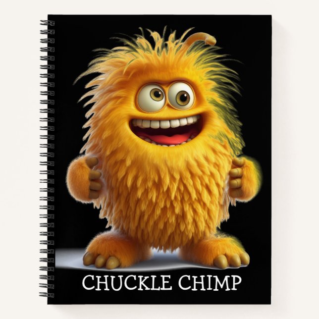 Monster Mayhem...Chuckle Chimp Notebook (Front)