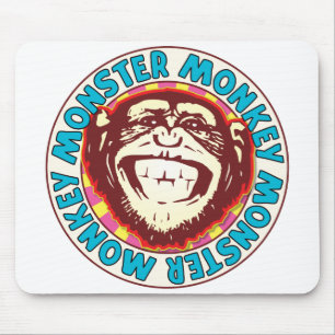 Monster Monkey Mouse Pad