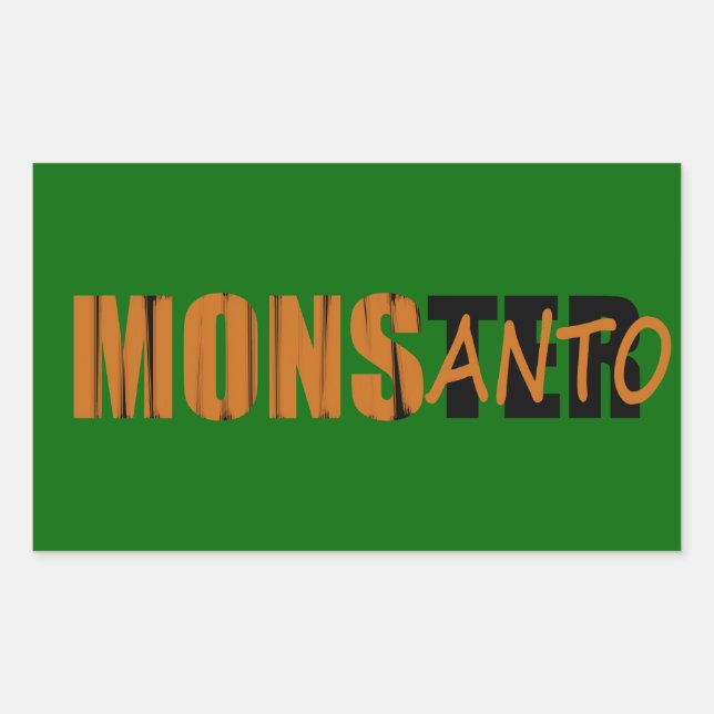 monster monsanto sticker (Front)
