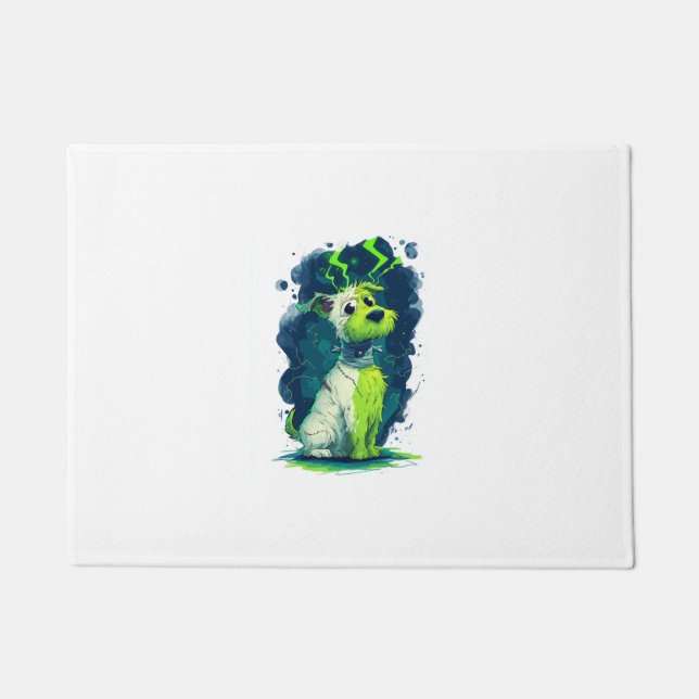 Monster Mutt � Cute Halloween Dog Doormat (Front)