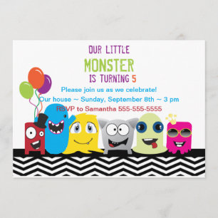 Monster Of A Good Time Birthday Party Invitation