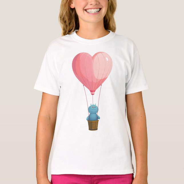 Monster on a Love Lift T-Shirt (Front)