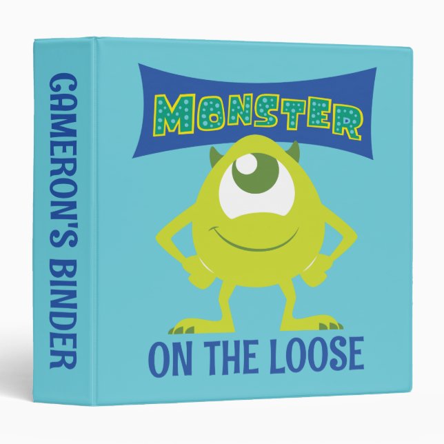 Monster on the Loose Binder (Front/Spine)