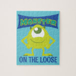 Monster on the Loose Jigsaw Puzzle<br><div class="desc">Check out this adorable Mike "Monster on the Loose" graphic!</div>