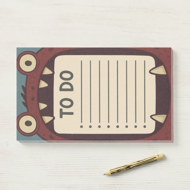Monster Pad To Do List Post-it Notes (On Desk)