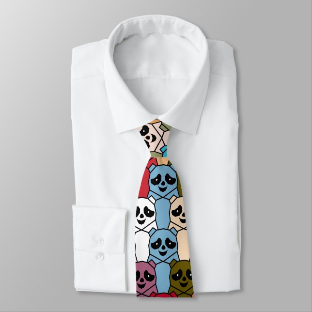 Monster Panda Tie (Tied)