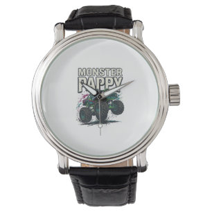Monster Pappy Monster Truck Vintage Vector Design_ Watch