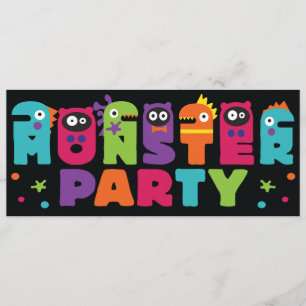 Monster Party Invitation