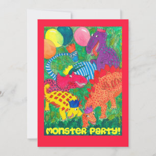Monster Party Invitation