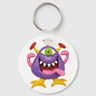 Monster Party Keychain