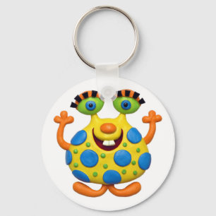 Monster Party Keychain