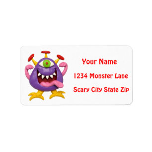 Monster Party Label