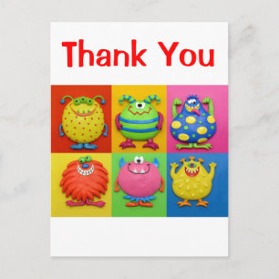 Monster Party Postcard