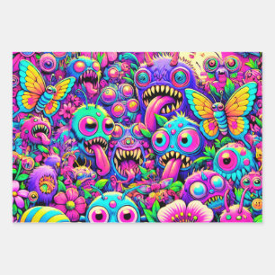 Monster Party Wrapping Paper