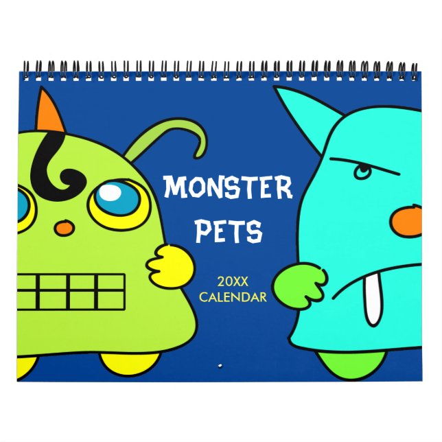 Monster Pets Calendar (Cover)