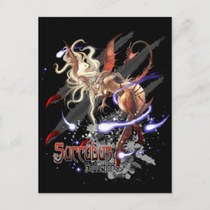 Monster Postcard - Succubus Seduction