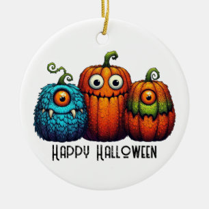 Monster Pumpkins Customize Ornament