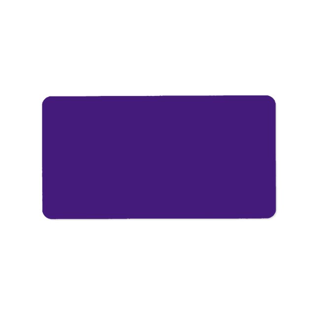 Monster Purple Address Label (Front)