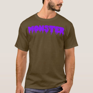 Monster Purple Blood Horror Halloween Tee
