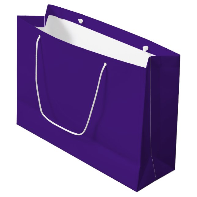 Monster Purple Large Gift Bag (Front Angled)