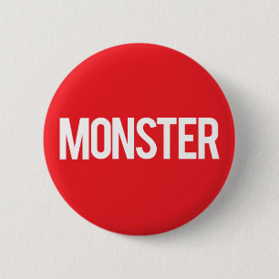Monster Records 2 Inch Round Button