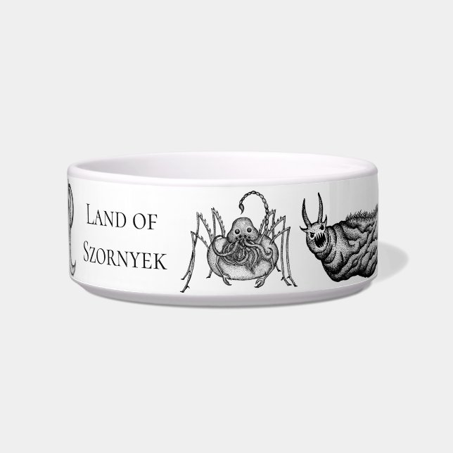 Monster Shallow Pet Bowl (Front)