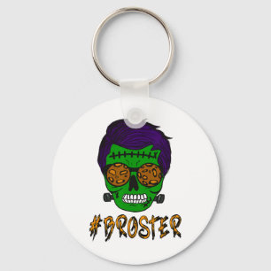 Monster Skull Broster Brother Halloween Matching F Keychain