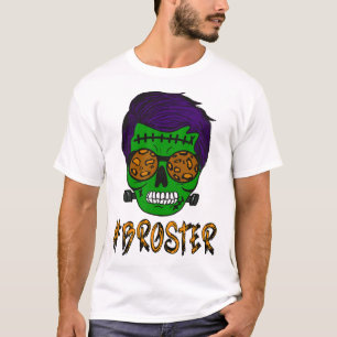 Monster Skull Broster Brother Halloween Matching F T-Shirt