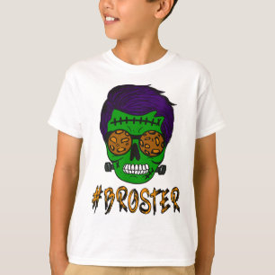 Monster Skull Broster Brother Halloween Matching F T-Shirt