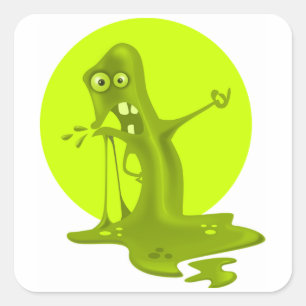 Monster Slime Square Sticker