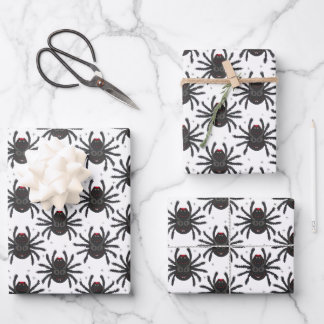 Monster Spiders Wrapping Paper Sheet
