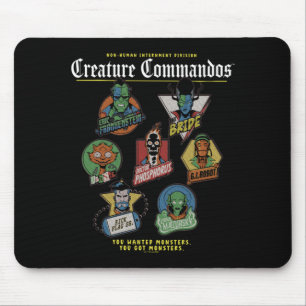 Monster Squad Badges Performance Mouse Pad