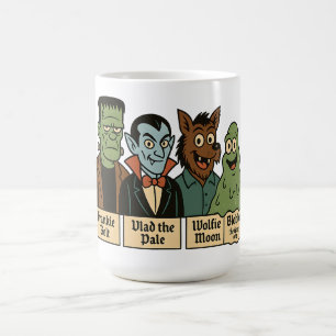 Monster Squad Frankie Vlad Wolfie Blobbo Cartoon Magic Mug